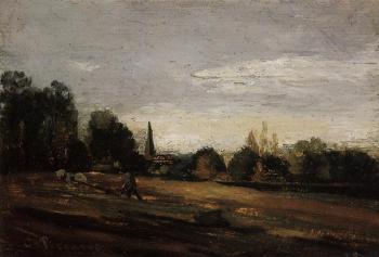 卡米耶 畢沙羅 Peasant Working in the Fields 卡米耶 畢沙羅 Peasant Working in the Fields